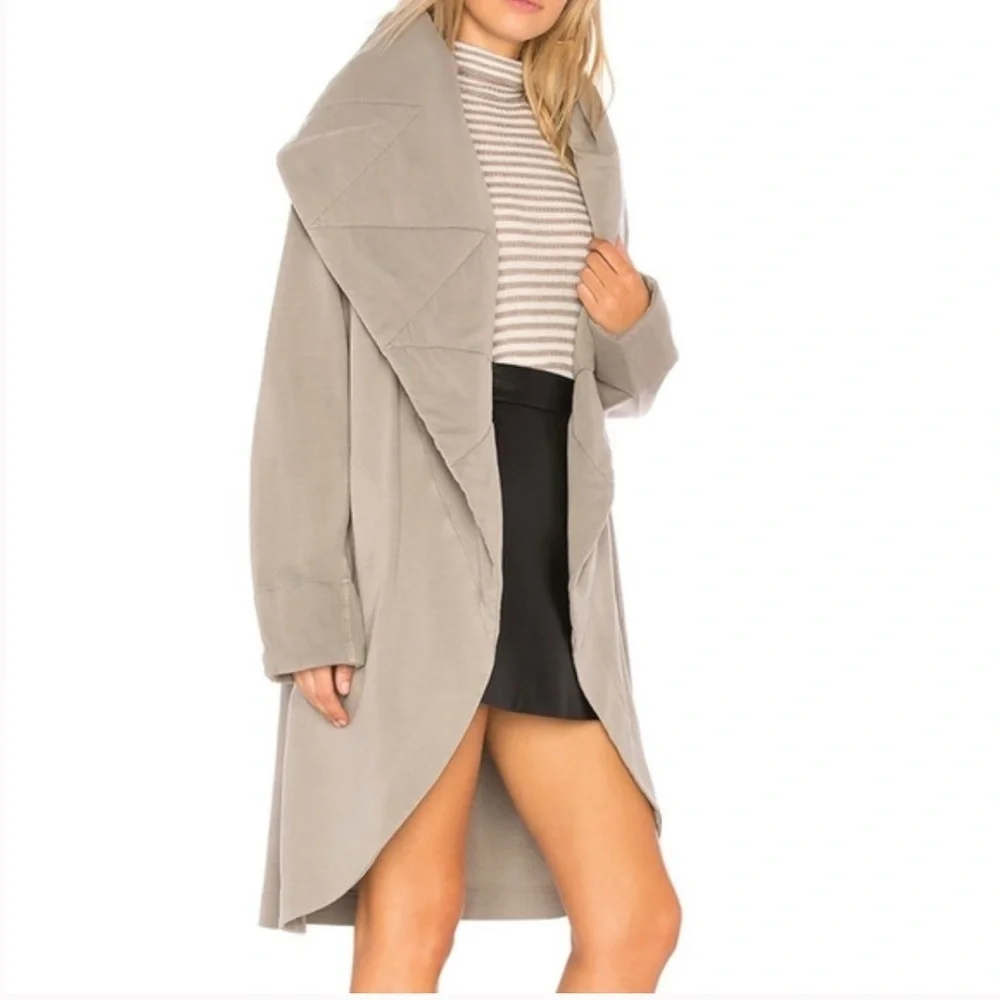 Bagatelle Quilted Drape Coat - Picture 10 of 13